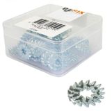 Bofix Tandveerring M6 Zilver 50 Stuks