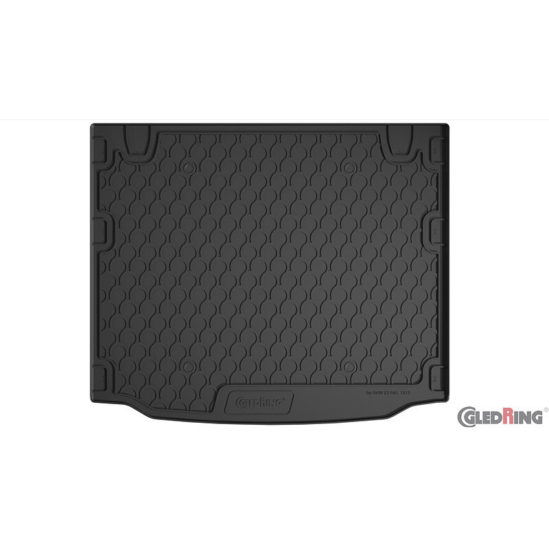 Gledring Rubbasol (Rubber) Kofferbakmat passend voor BMW X3 (G01)...