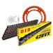 Kettingset DID Kettingset Alu 428VX / 120 klinknagel slot oranje voor KTM SX 85 ccm Bj. 2003-2017