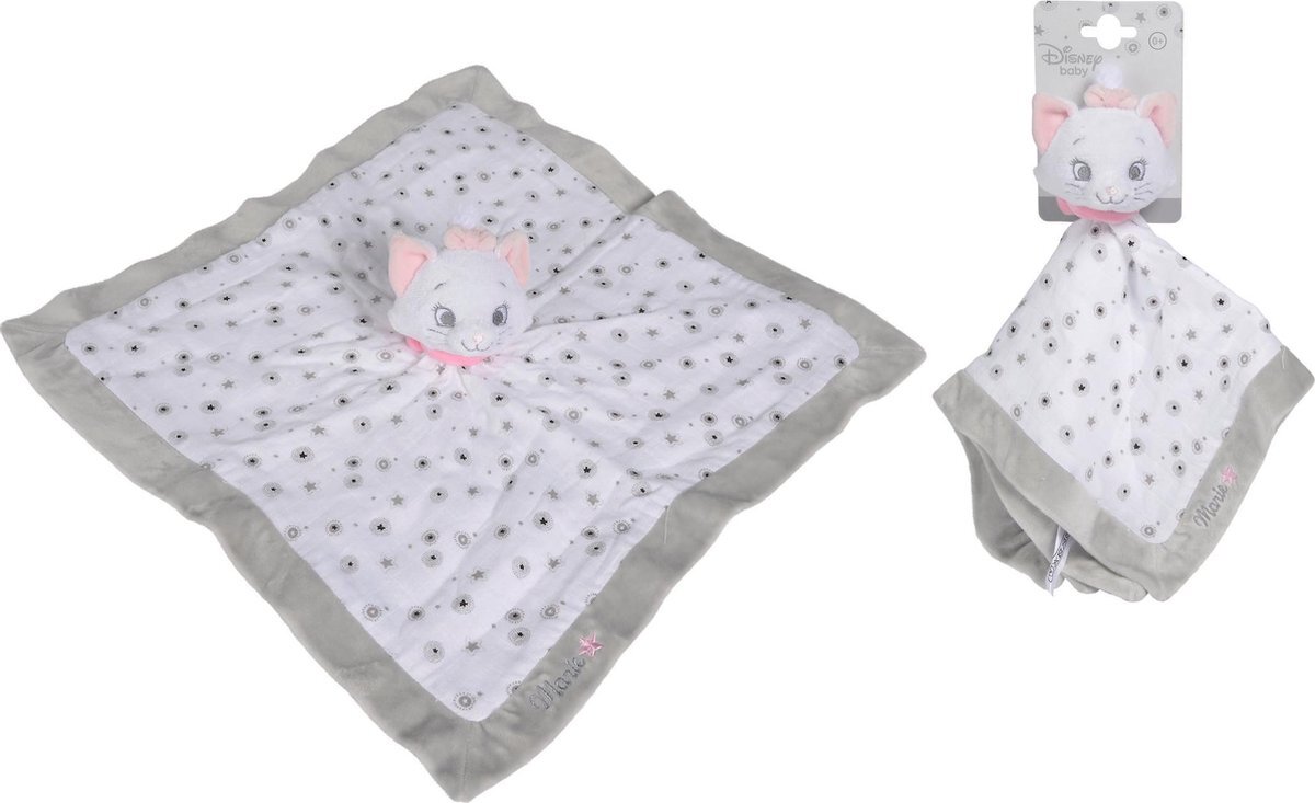 simba Disney - Marie - Grote knuffeldoekje - 40 cm - Alle leeftijden - Babygeschenk - Kraamcadeau - Knuffeldoek