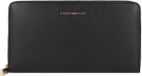COCCINELLE Leren portemonnee Metallic Soft Wallet Grained Leather Noir zwart