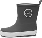 Druppies Regenlaarzen Kinderen - Grijze Rubber Laarzen - Meisjes - Jongens - Fashion Boot - Maat 28