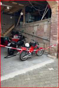 KS Tools folie afzetlint rood/wit gearceerd - 1 stuk