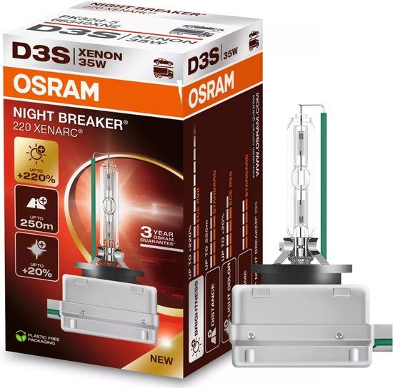 Osram Night Breaker 220 Xenarc D3S 66340XN2 Enkele Lamp
