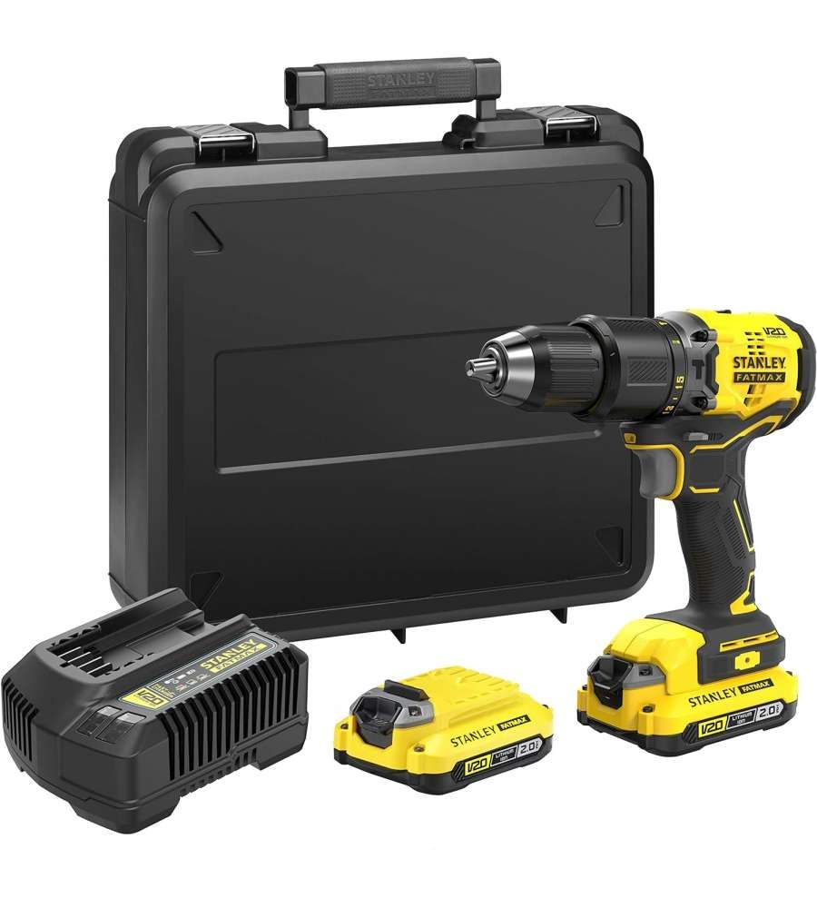 Stanley FatMax SFMCD715D2K - 18V Accu-Schroefklopboormachine - 2x 2.0Ah Accu's