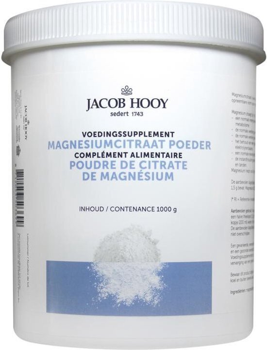 Jacob Hooy Magnesiumcitraat poeder 1000gr