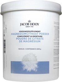Jacob Hooy Magnesiumcitraat Poeder 1000gr