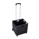 Pavo - Premium opvouwbare transportwagen, capaciteit 35 kg (60 l), lichte opvouwbare aluminium kist met telescopische handgreep en duurzame wielen - 8046126