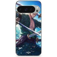 Google Pixel 9 Pro Hoesje One Piece Roronoa Zoro zwaard manga anime Maniacase
