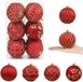 vidaXL Kerstbalset XL 12 stuks Rood en Goud Diameter 10 cm Polystyreen