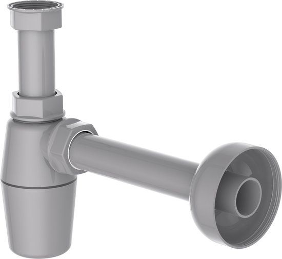 KIRCHHOFF ECO-SAVE KS bekersifon, Grijs, 1 1/4"x32 mm