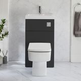 Hudson Reed Exton Toilet Combinatie Zwartgrijs