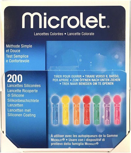 Bayer Microlet Lancetten - 200 stuks