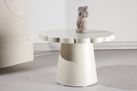 Hioshop Krull salontafel Ø70cm beige.