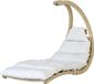 Amazonas Hangstoel Swing Lounger Creme - Weerbestendig - Vurenhout & Katoen - Bruin & Crème