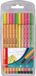 STABILO Pen 68 & Point 88 Fineliner & Viltstift Combinatie Etui - 10 Neon Kleuren