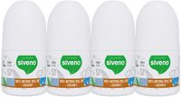 Siveno 100% Natuurlijke Roll-On Deodorant Kokos Voordeelverpakking 4 Stuks