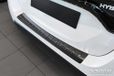 Zwart RVS Achterbumperprotector compatibel met Mazda 2 Hybrid 2022- 'Ribs'