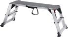 Plateforme de travail pliable sans marque, capacité de charge de 200 kg, construction en aluminium, pieds antidérapants, télescopique