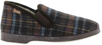 Victoria Slippers Victoria basic bruine textiel geruit 40 EU