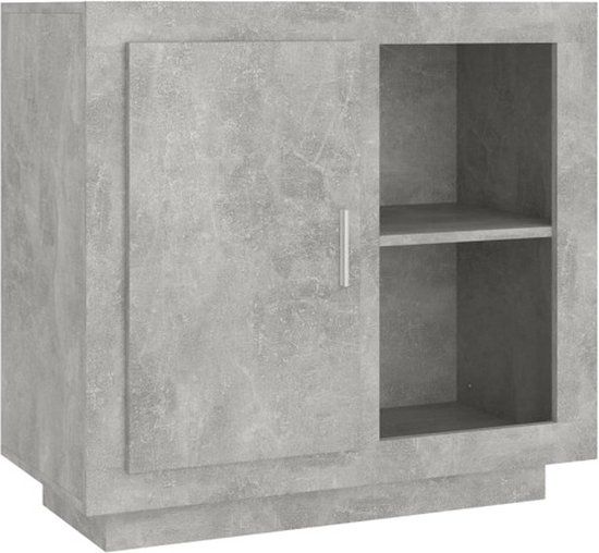 vidaXL Dressoir Betongrijs 80x40x75 cm