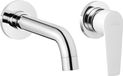 Invena BADLAND Inbouw wastafelmengkraan, waterkraan, model DOKOS, mengkraan voor badkamer, wit