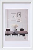 walther design Steel Style Fotolijst, kunststof, 20x30 cm, set van 2, ES030WD, wit