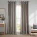 HPD Half Price Drapes Doorvoertule linnen 120 inch lange verduisterende gordijnen voor slaapkamer en woonkamer (1 paneel), 50 W x 120 l, nerts, polyestermix, 50 inch B x 120 inch L (Pack van 1)