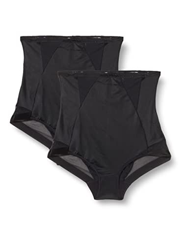 Playtex Gainante Silhouette Comfort Slips - Black - Size 48 (2-Pack)
