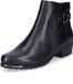 Caprice bottines en cuir noir taille 37