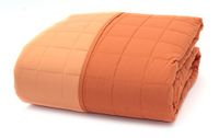 Caleffi - Moderne lentesprei voor tweepersoonsbed – kleur oranje, effen van microvezel