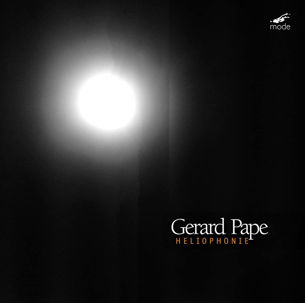 Music&Words Gerard Pape - Heliophonie (CD)