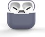 CHPN - Airpodshoesje - Étui pour AirPods 3 - Étui souple en silicone - Gris chaud
