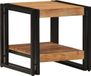 vidaXL Table basse Acacia massif marron 40 x 40 x 38 cm
