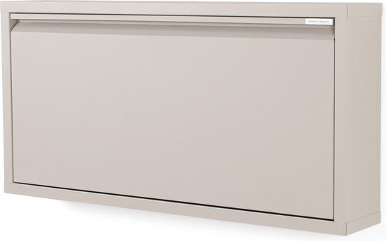 Spinder Design Billy 1 Schoenenkast - Silky Taupe - 75 x 37,5 cm