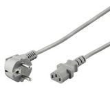 PremiumCord KPSP2G electriciteitssnoer Grijs 1,8 m CEE7/7 C13 stekker