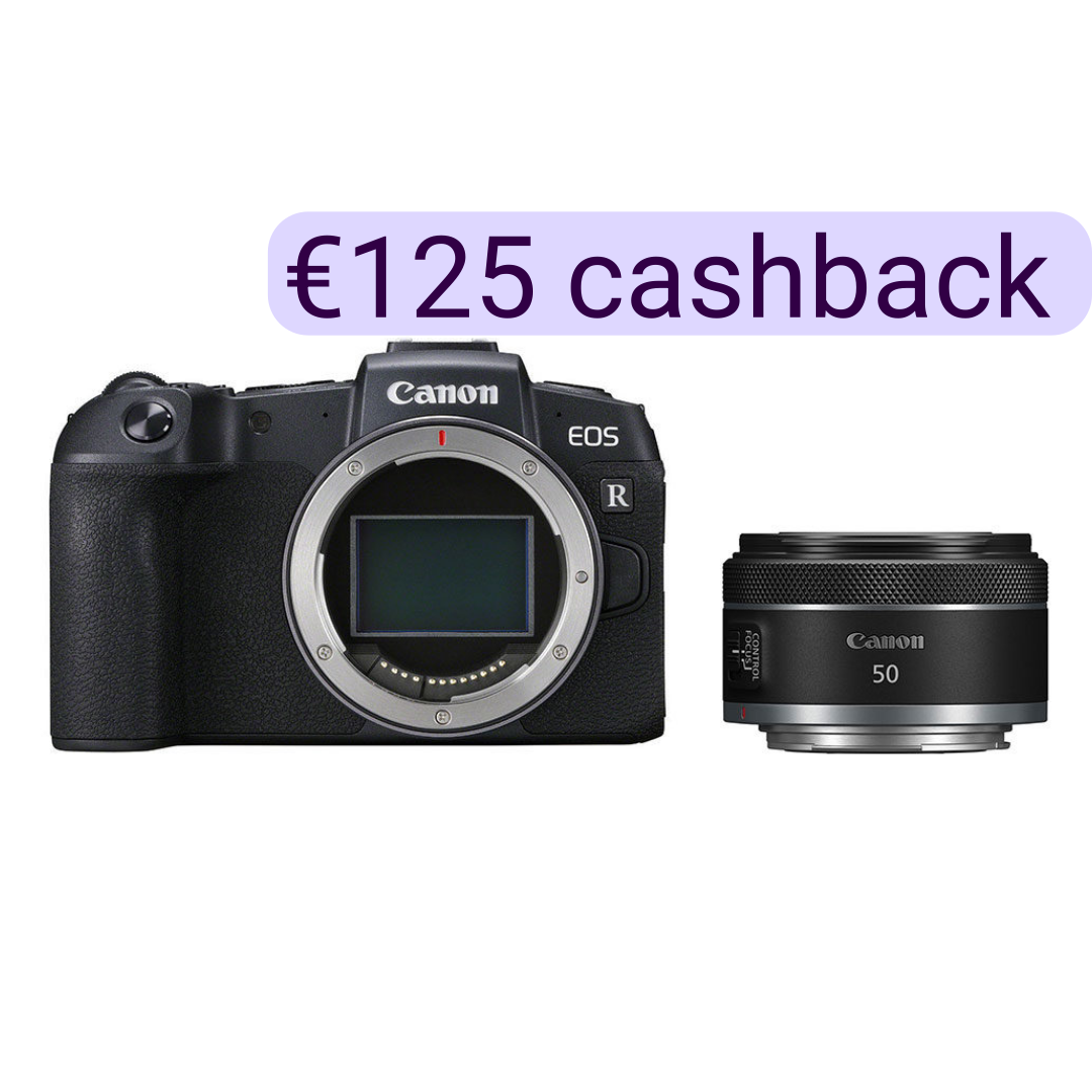 Canon EOS RP Zwart + RF 50mm f/1.8 STM
