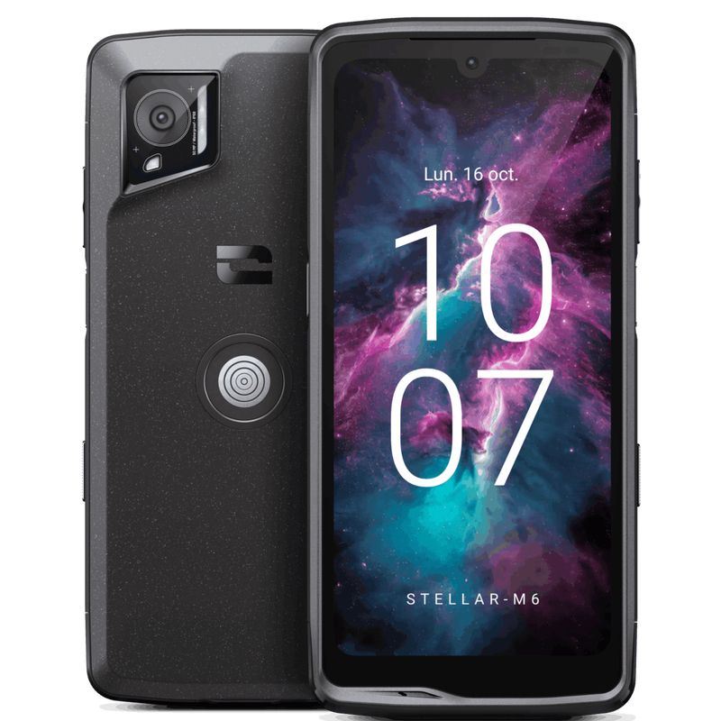 Crosscall Stellar M6 Smartphone Zwart - 128GB - 5G - Android 14