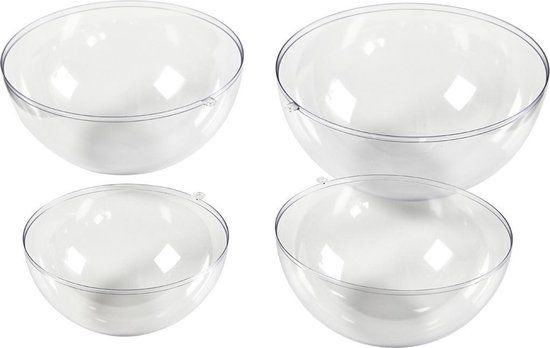 Creativ Company Kunststof Gietvormen Transparant - 4 stuks