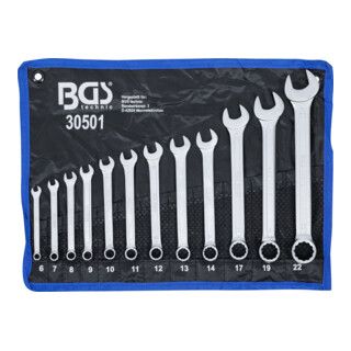 BGS Ringsteeksleutelset 30501 SW 6 - 22 mm 12 delig