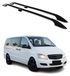 Omac Barres De Toit Solides Compatible Avec Mercedes Vito W639 2003-2014 L2 En Aluminium Noir, 2 Pcs
