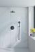 Fortifura Calvi Inbouw Regendoucheset - rond - thermostatisch - wandarm - 25cm - hoofddouche - ronde handdouche - mat zwart
