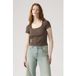 Levi's Essential Square Neck Tee Brown