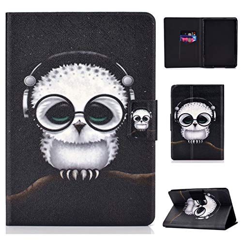 Bspring Beschermhoes voor Kindle (10e generatie, model 2019), met automatische wekker/slaapmodus, ultradun, niet voor Kindle Paperwhite of Kindle 8th Gen, witte uil