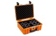 B&W Outdoor Case 5000 incl. divider system orange