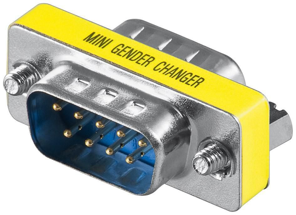 Microconnect MOD99 tussenstuk voor kabels DB9 Blauw
