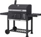 Barbecue extra large au charbon de bois - Chariot de grill