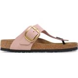 BIRKENSTOCK Teenslipper 'Gizeh Lenb' goud / rosé / zwart