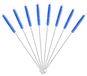 Brosse de nettoyage - Jeu de 8 - Brosse en rotin pour machine à café et bouteilles - Acier inoxydable et nylon