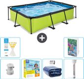 EXIT Toys EXIT Rechthoekig Lime Frame Zwembad - 300 x 200 x 65 cm